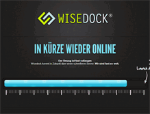 Tablet Screenshot of blog.wisedock.de